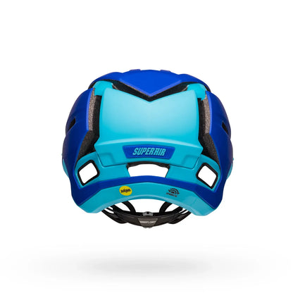 Bell Super Air Spherical MTB Helmet - Matt Gloss Blues