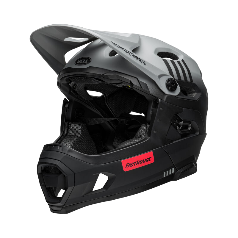 Bell Super DH Spherical Full Face Helmet - Fasthouse - Matt Gray-Black