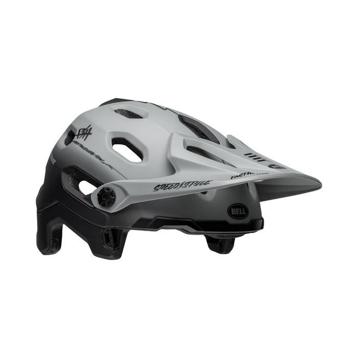 Casque VTT Bell Super DH Sphérique - Taille Petit - Gris Mat/noir Fasthouse - Neuf