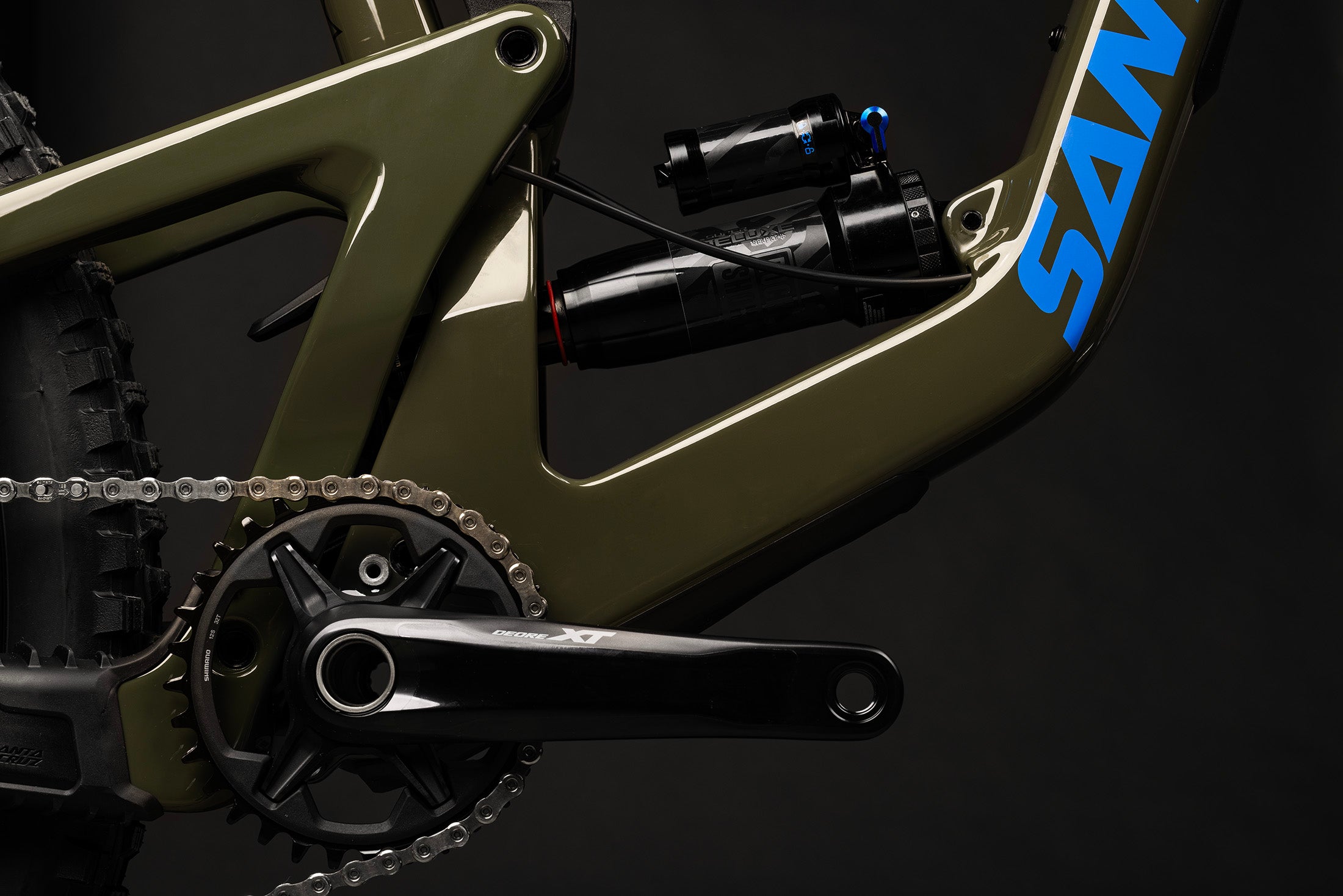 Santa Cruz Bronson 4.0 Carbon MX - XT Kit - Gloss Moss – Cambria Bike