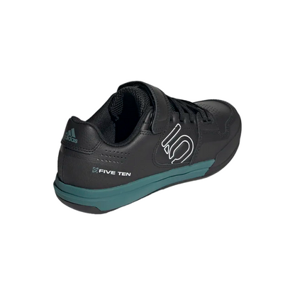 Five Ten Hellcat Clipless MTB Shoe - Womens - Core Black-Crystal White-Hazy Emerald