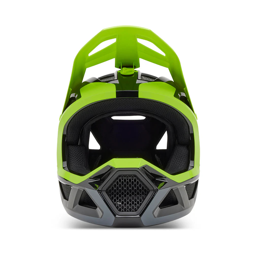 Fox Racing Rampage Full Face Helmet - Barge - Youth - Flo Yellow