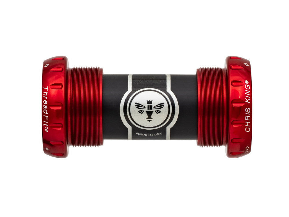 Chris King ThreadFit 24 Ceramic Bottom Bracket - Red