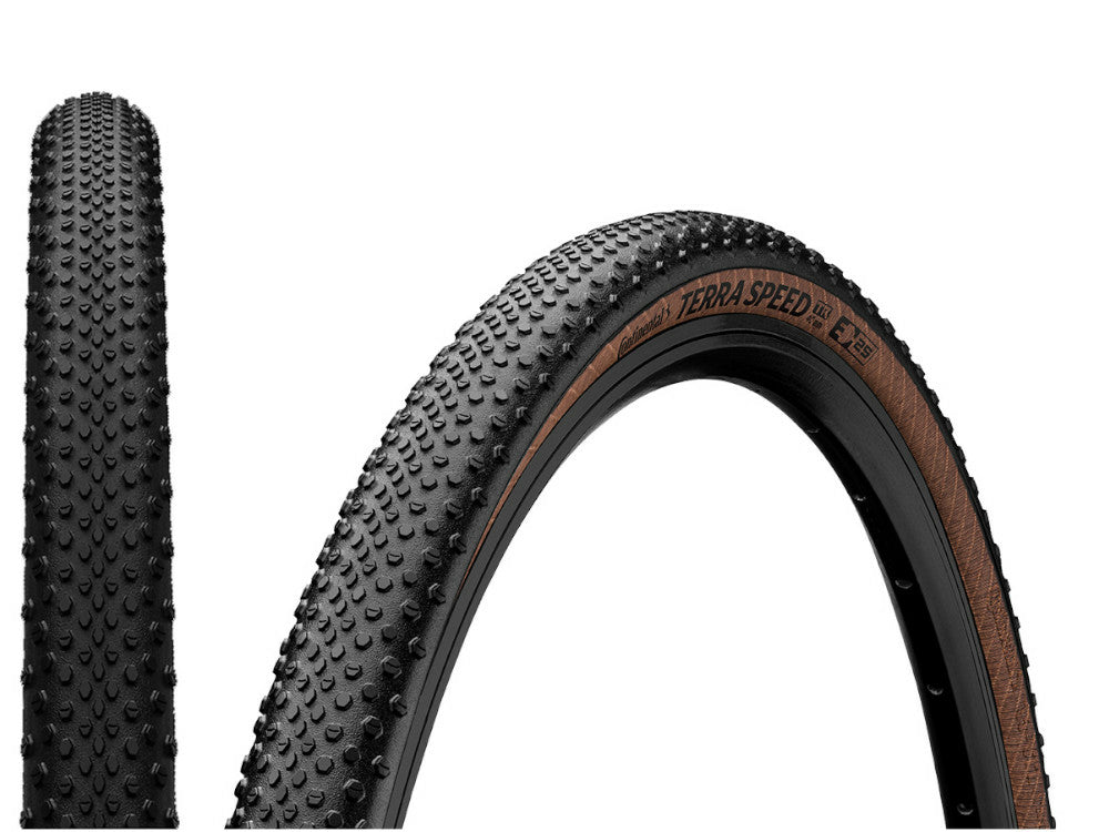 Continental Terra Speed ProTection 700c Gravel Tire - Black-Tan