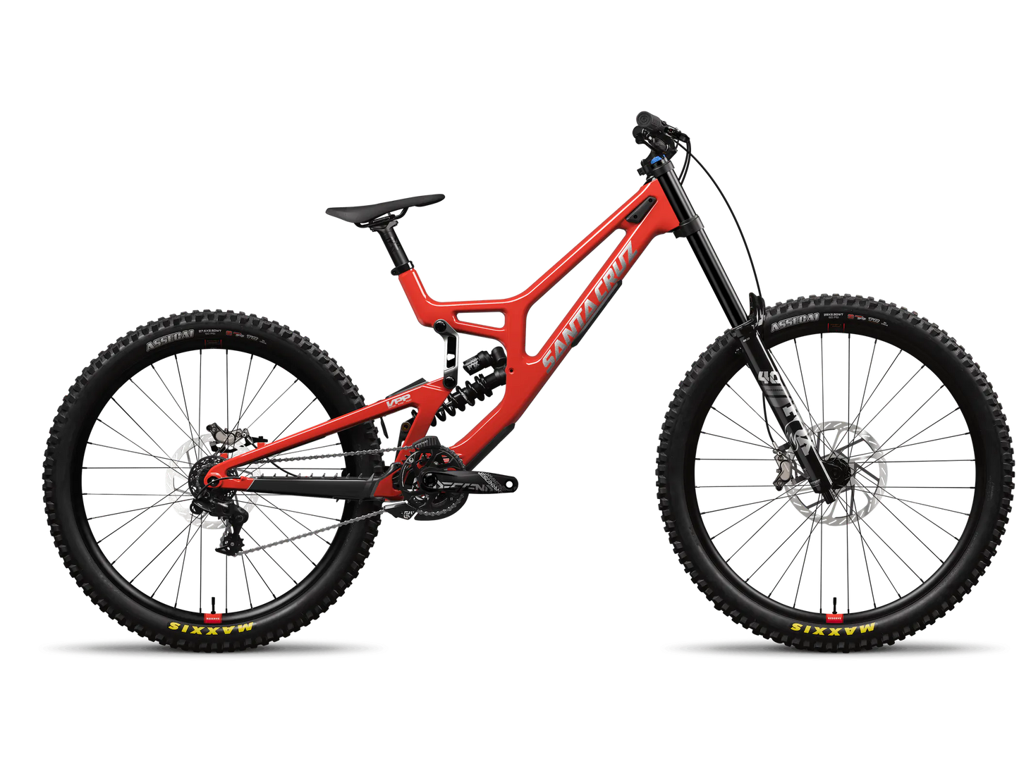 Santa Cruz V10 CC MX - DH S Kit - Gloss Red - 2024