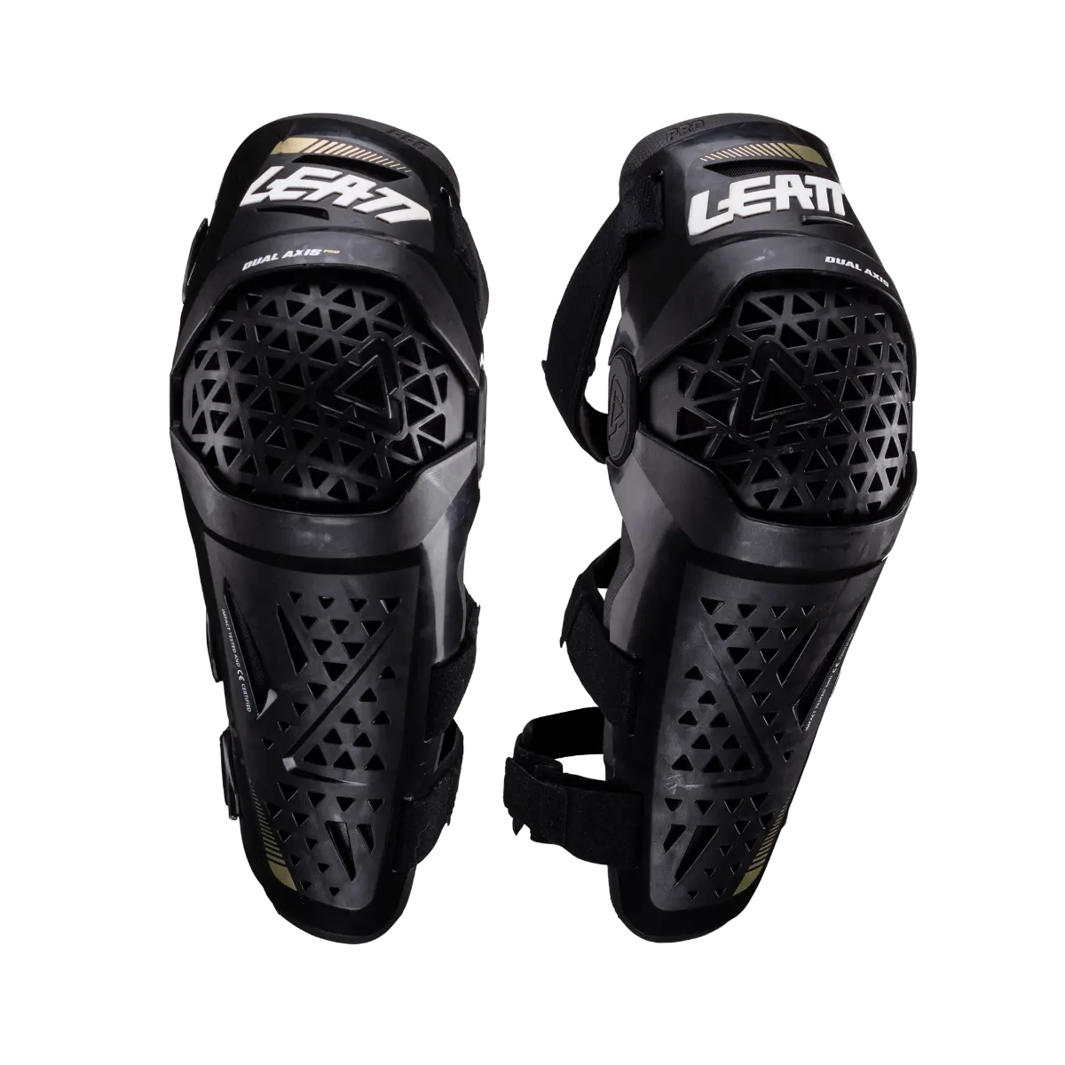 Leatt Dual Axis Pro Knee & Shin Guard - Black - 2024