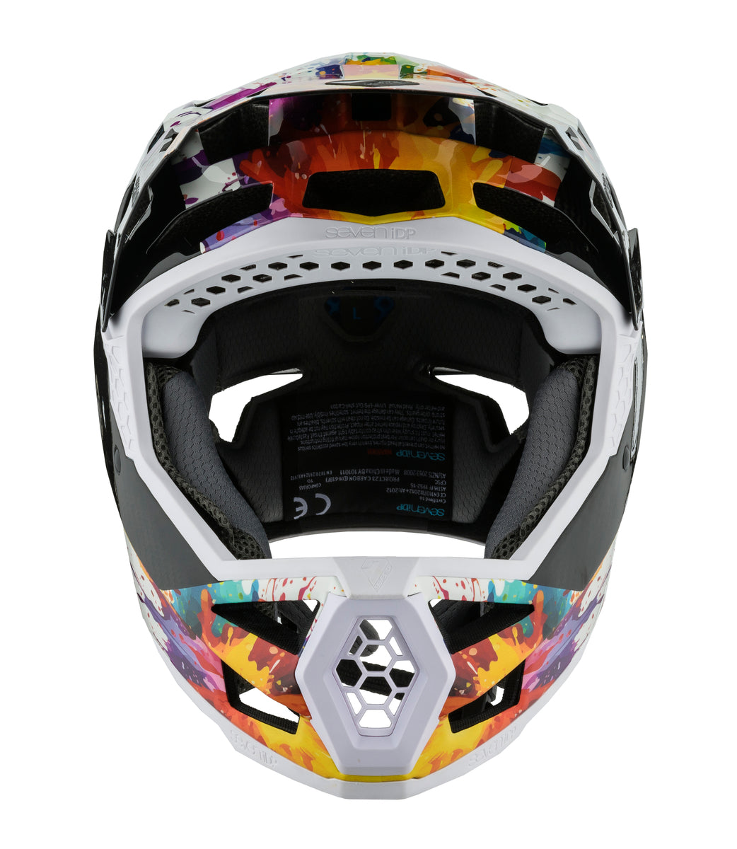 7 iDP Project 23 Carbon Full Face Helmet - LTD Edition - Splatter