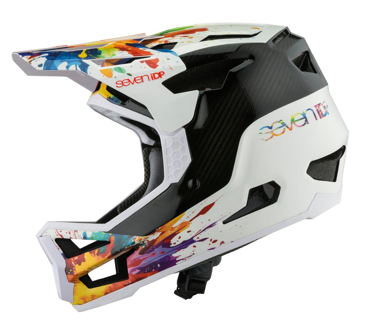 7 iDP Project 23 Carbon Full Face Helmet - LTD Edition - Splatter