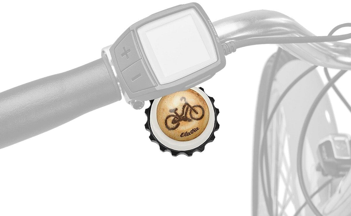 Electra Forward Twister Bike Bell - Running Latte