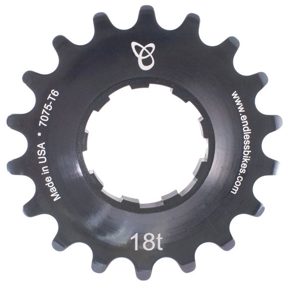 Endless Bikes Kick Ass Cog - 18T - Black