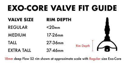 Stans No Tubes Exo-Core Valves - 37mm