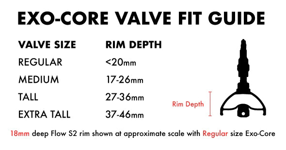 Stans No Tubes Exo-Core Valves - 53mm