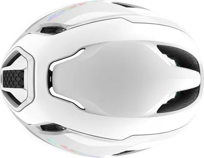 Lazer Vento Kineticore KC SMU Road Helmet - Pure White-Black Straps