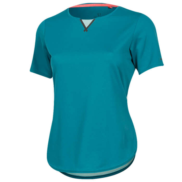 Pearl Izumi Canyon Short Sleeve MTB Jersey - Womens - Mirage Glacier