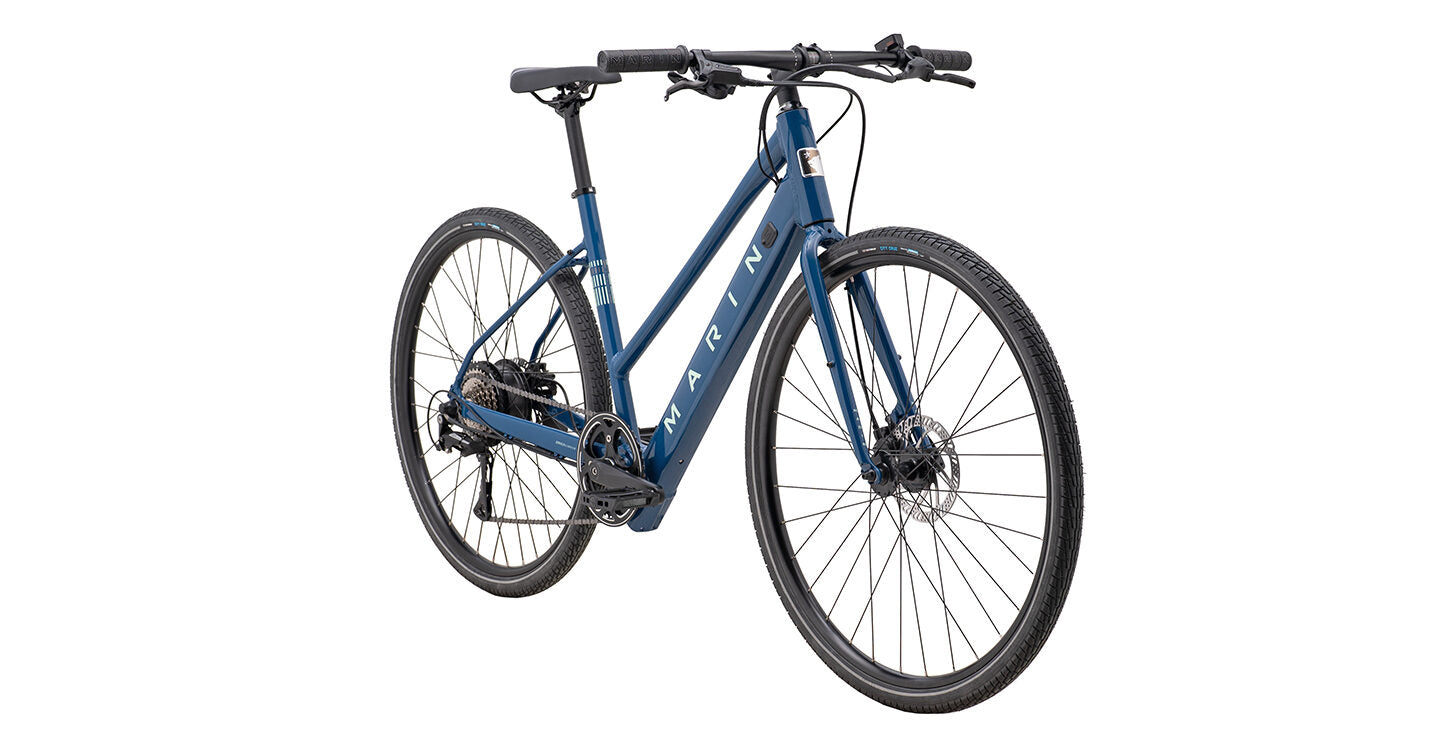 Marin Fairfax E ST 700c Blue – Cambria Bike