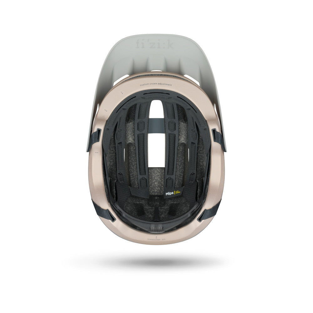 Fizik Kassis MTB Helmet with Light - Mud-Sand