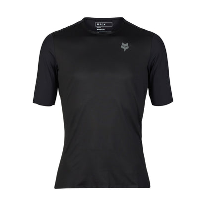 Fox Racing Flexair Short Sleeve MTB Jersey - Ascent  - Black