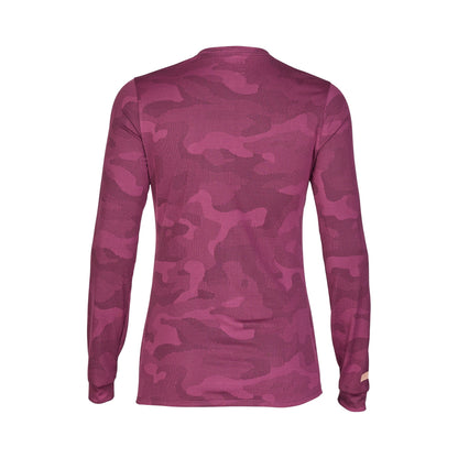 Fox Racing Ranger Tru Dri Long Sleeve MTB Jersey - Womens - Sangria