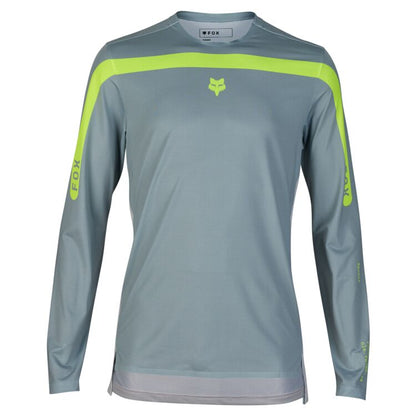 Fox Racing Flexair Long Sleeve MTB Race Jersey - Aviation - Gunmetal