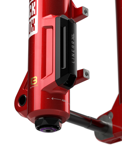 RockShox Zeb Ultimate Flight Attendant 170 29" 15TAx110 - Electric Red