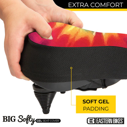 Eastern Big Softy Gel Seat Cover - TieDye