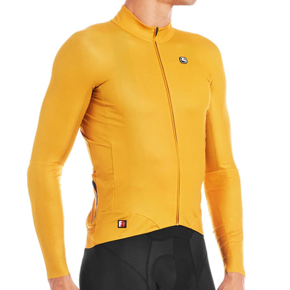 Giordana FR-C Pro Long Sleeve Road Jersey - Mustard Yellow