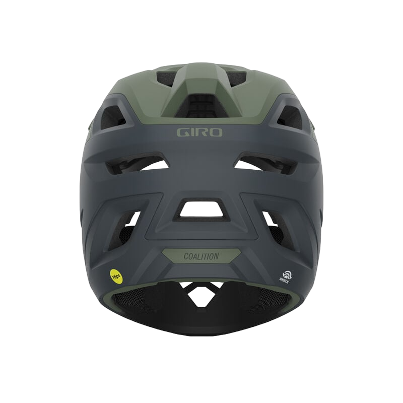 Giro Coalition Spherical Full Face Helmet - Matt Hedge Green-Dark Shark