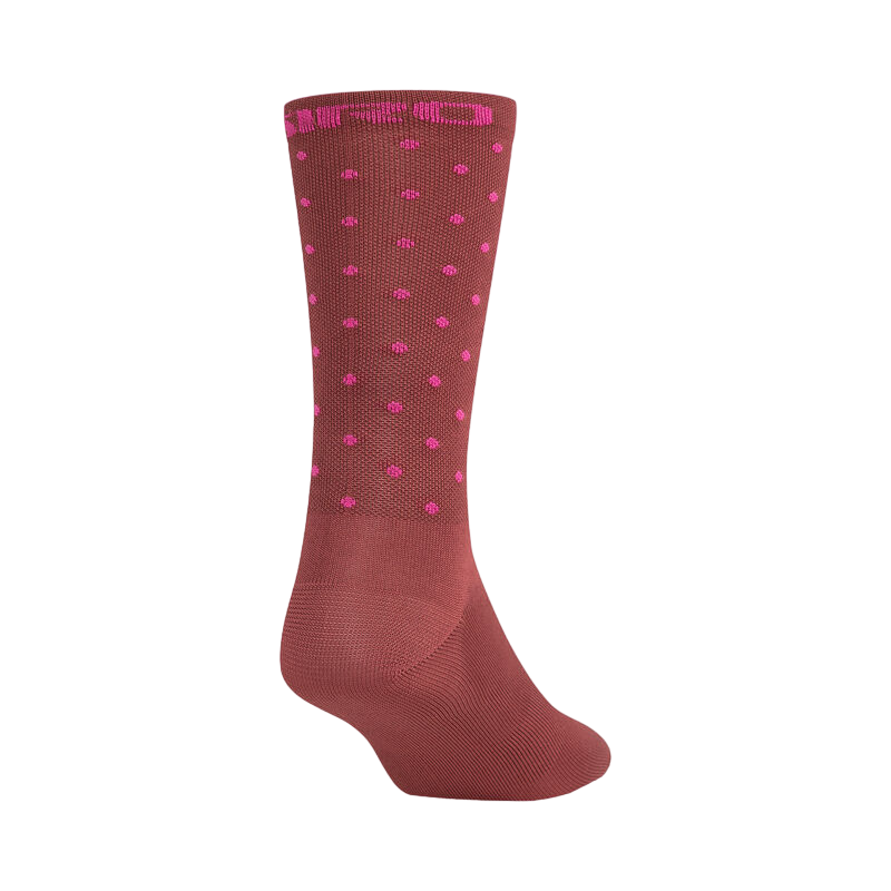 Giro Comp Racer 6" High Rise Sock - Dark Cherry-Raspberry