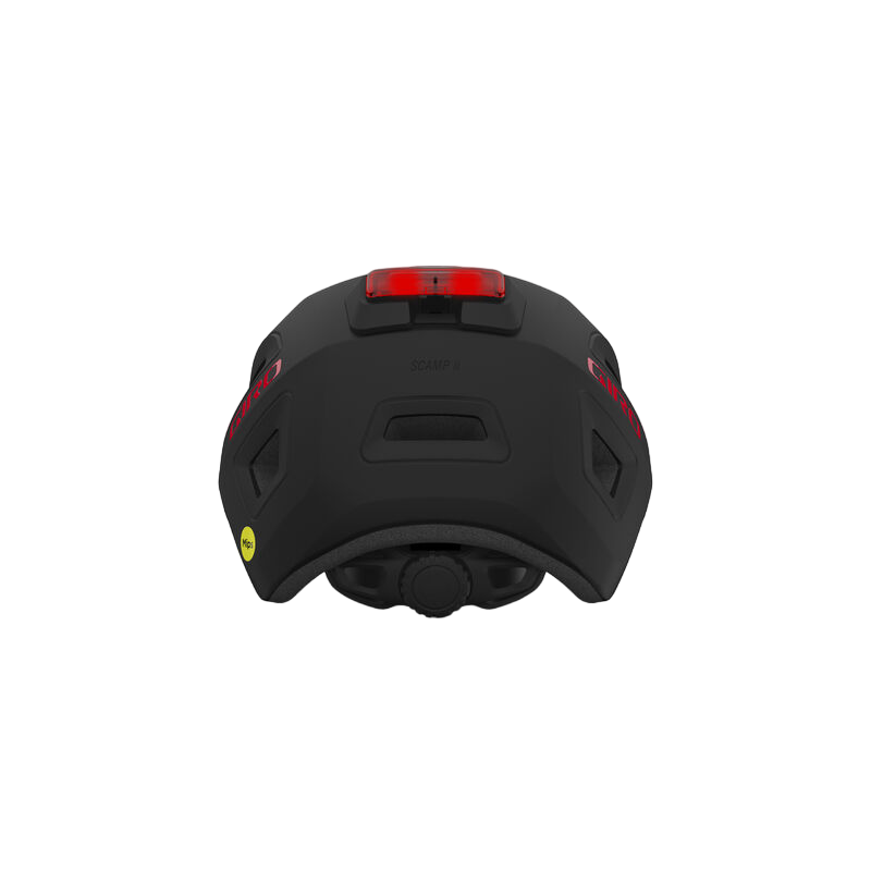 Giro Scamp MIPS II LED Child Helmet - Matt Black-Red