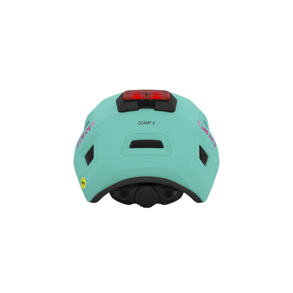 Giro Scamp MIPS II LED Child Helmet - Matt Screaming Teal