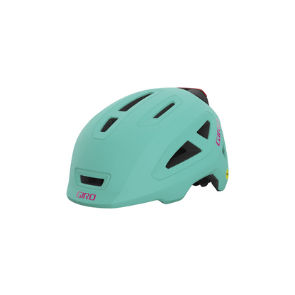 Giro Scamp MIPS II LED Child Helmet - Matt Screaming Teal