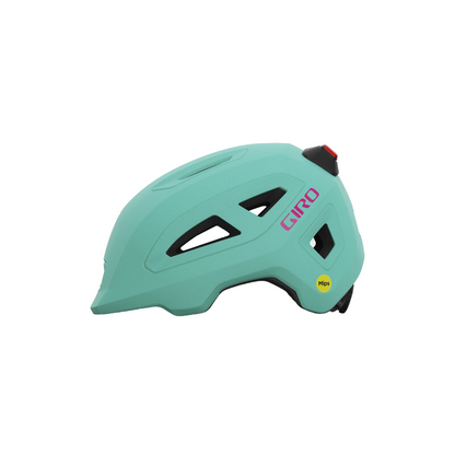 Giro Scamp MIPS II LED Child Helmet - Matt Screaming Teal