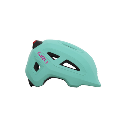 Giro Scamp MIPS II LED Child Helmet - Matt Screaming Teal