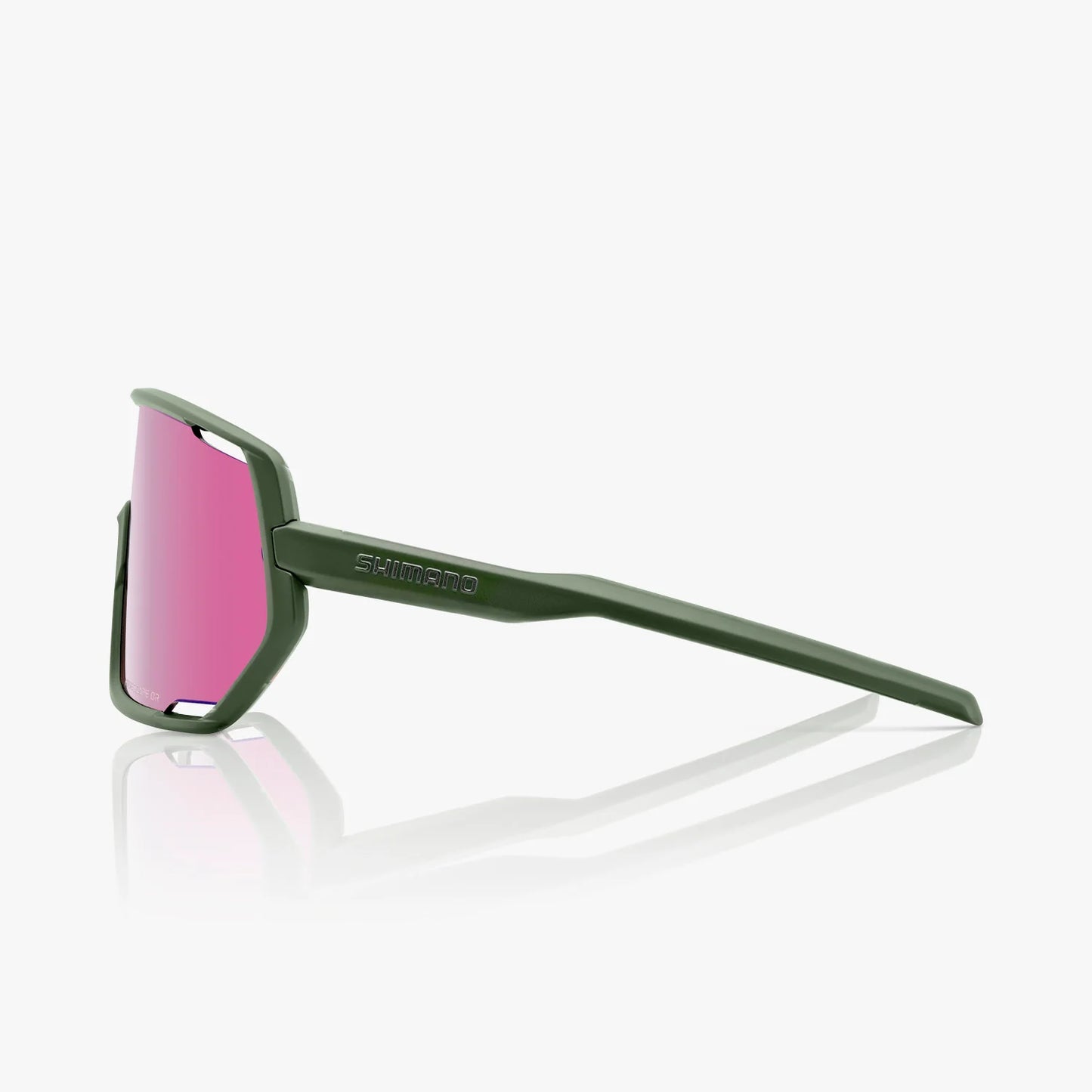 Shimano Technium 2 Sunglasses - Dark Olive - Ridescape Off-Road Lens