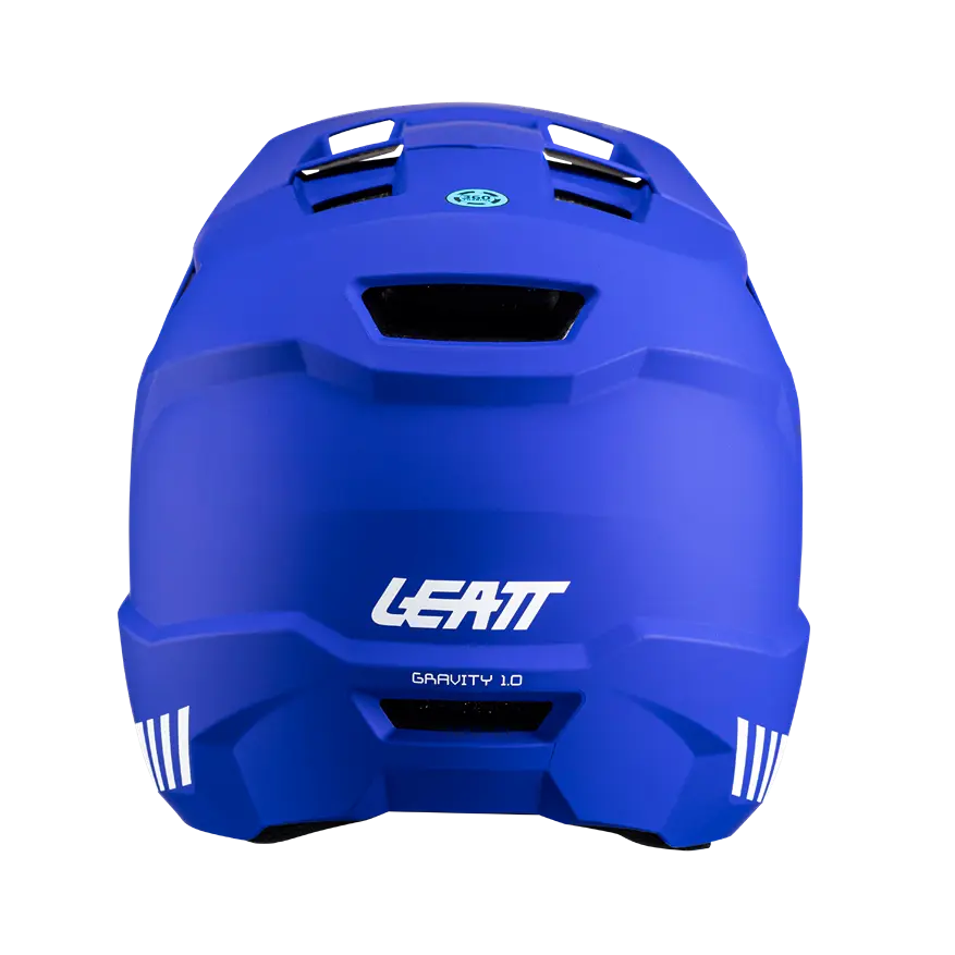 Leatt MTB Gravity 1.0 Full Face Helmet - Junior - UltraBlue - 2024