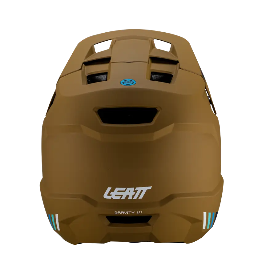 Leatt MTB Gravity 1.0 Full Face Helmet - Peanut - 2024