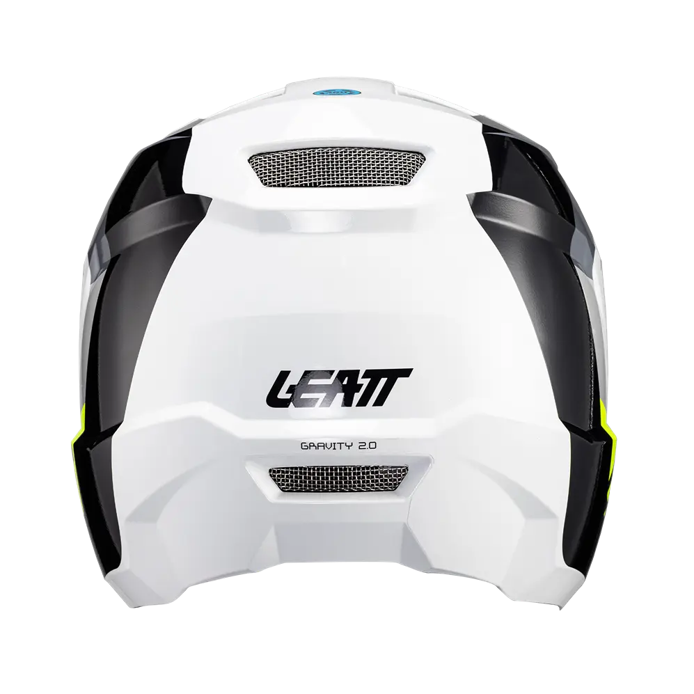 leatt downhill mtb-helm 2.0 gravity Leatt MTB Gravity 2.0 Full Face Helmet - White-Black