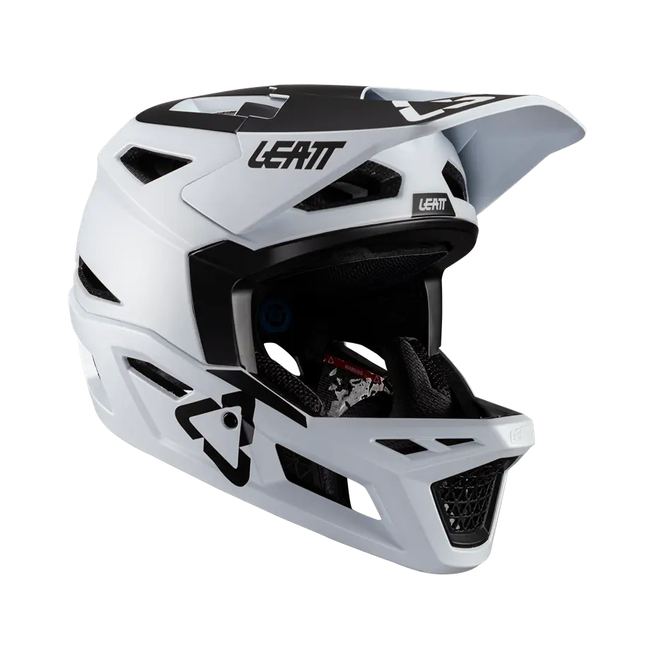 Leatt MTB Gravity 4.0 Full Face Helmet - White - 2024