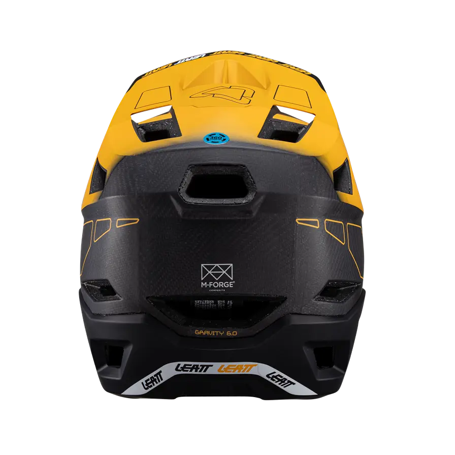 Leatt MTB Gravity 6.0 Carbon Full Face Helmet - Gold