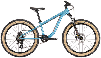 Kona Honzo 2-4 24" Kids Bike - Gloss Metallic Blue - 2023