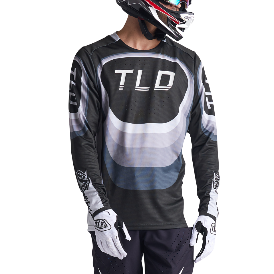 Troy Lee Designs Sprint Long Sleeve MTB Jersey - Reverb - Black