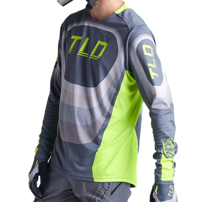 Troy Lee Designs Sprint Long Sleeve MTB Jersey - Reverb - Charcoal