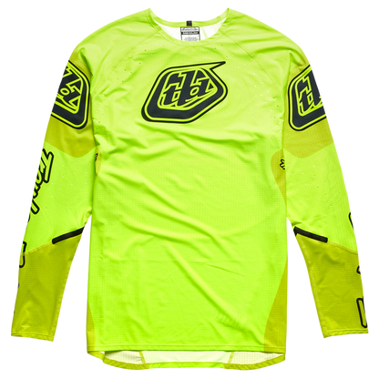 Troy Lee Designs Sprint Ultra Long Sleeve MTB Jersey - Sequence - Flo Yellow