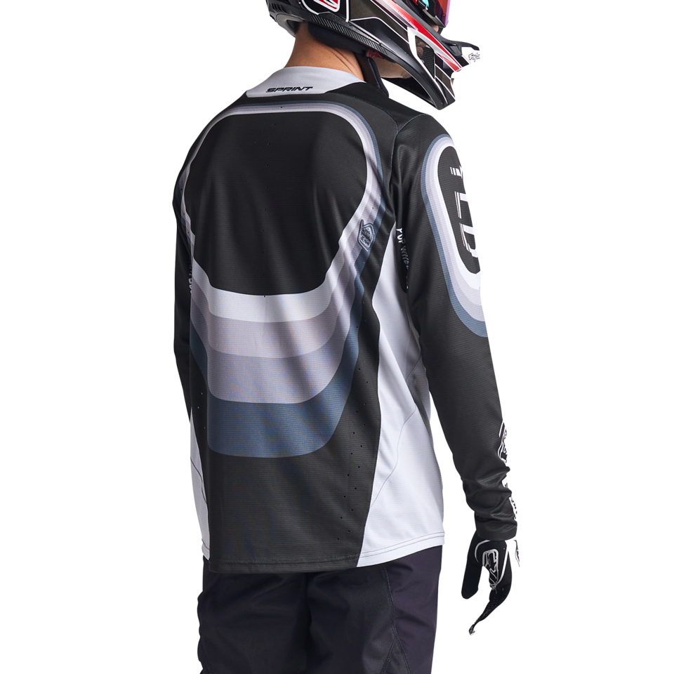 Troy Lee Designs Sprint Long Sleeve MTB Jersey - Reverb - Black