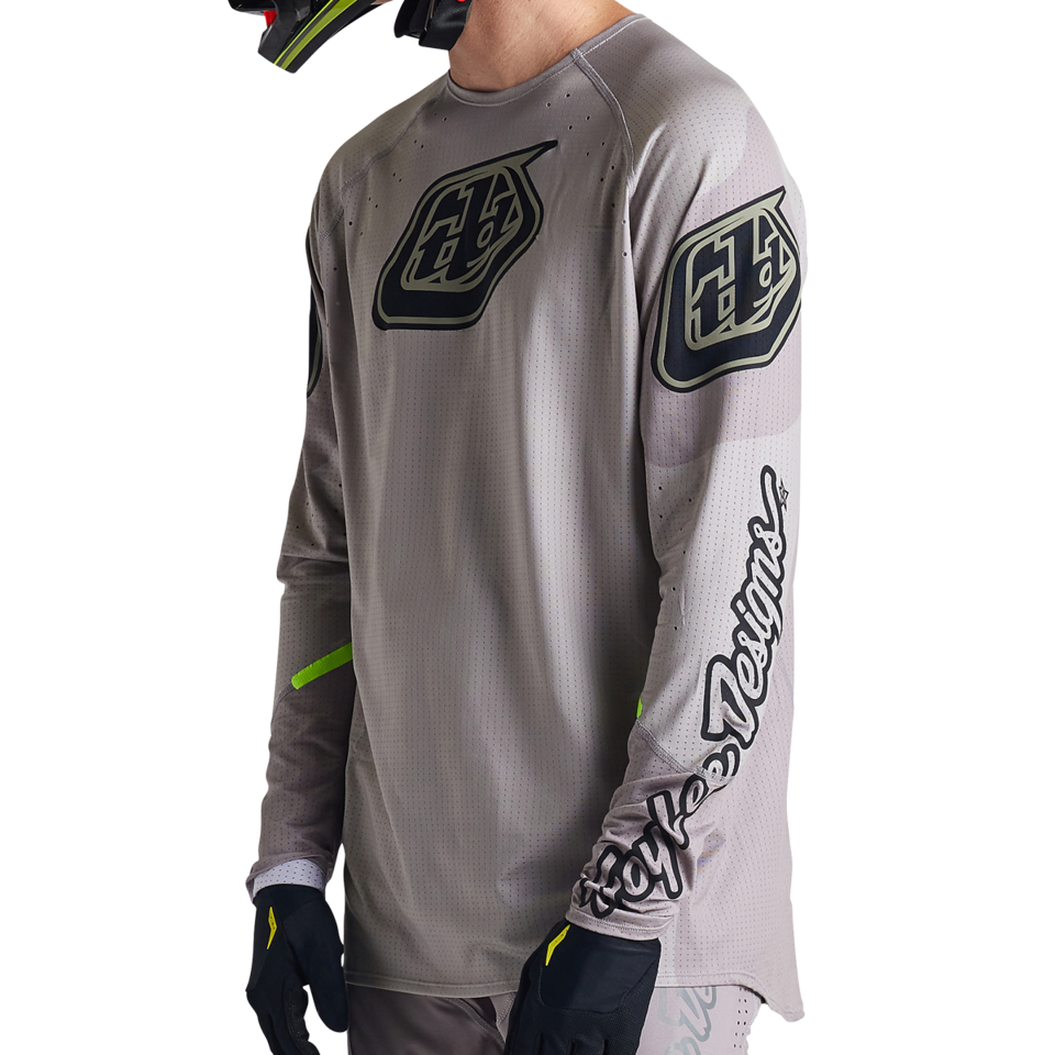 Troy Lee Designs Sprint Ultra Long Sleeve MTB Jersey - Sequence - Quarry