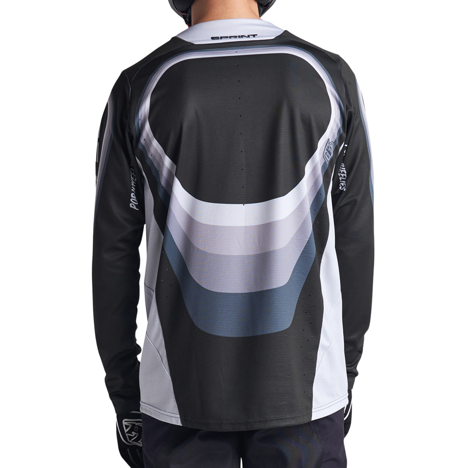 Troy Lee Designs Sprint Long Sleeve MTB Jersey - Reverb - Black