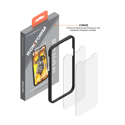 Rokform Tempered Glass Screen Protectors - iPhone 11/XR - Clear