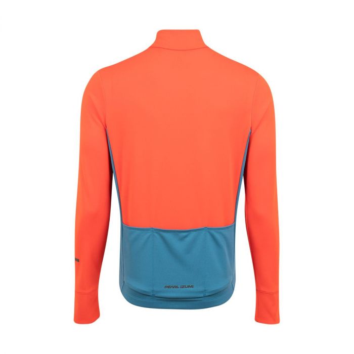 Pearl Izumi Quest Thermal Long Sleeve Road Jersey - Solar Flare-Lagoon