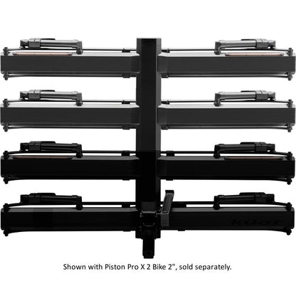 Kuat Piston Pro Add On Dual Ratchet Platform Rack - 2 Bike - Sandy Black