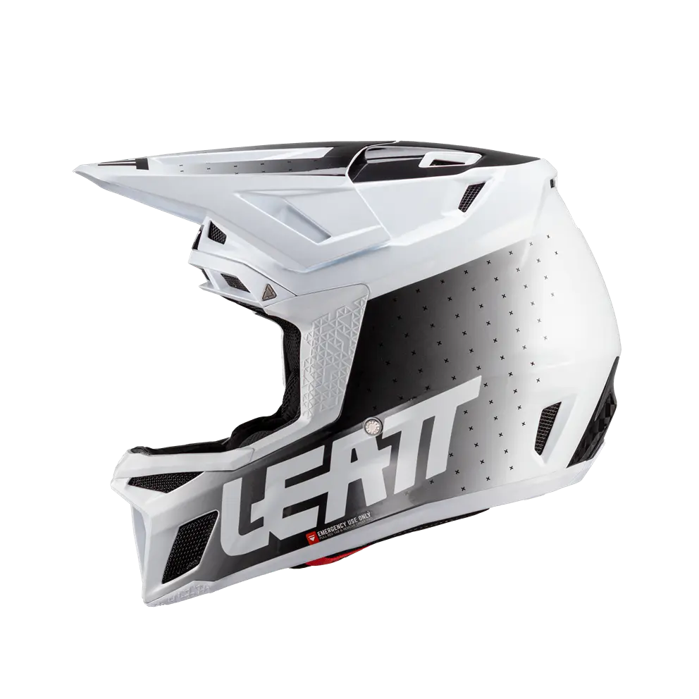 leatt fullface helm 1.0 Leatt MTB Gravity 8.0 Full Face Helmet - White